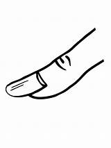 Fingernail Coloring Pages sketch template