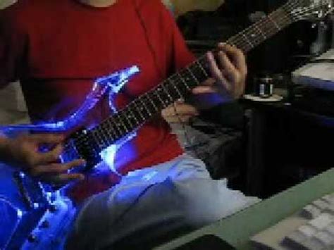 bc rich blue light Acrylic warlock - YouTube