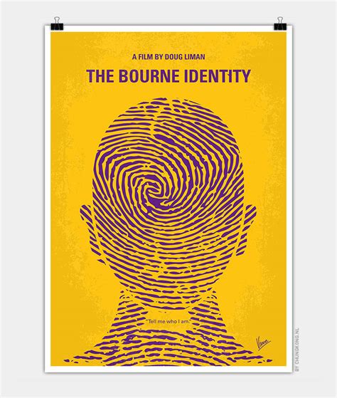 No439 My The Bourne identity minimal movie poster | CHUNGKONG