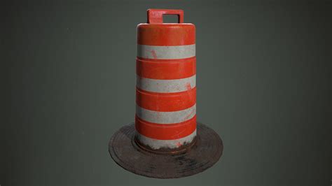 Construction Pylon 3D model | CGTrader