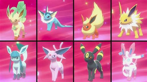 All Eevee evolution name tricks in Pokemon GO