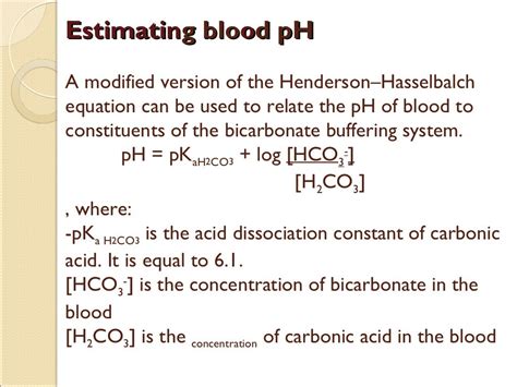 Henderson Hasselbalch Equation