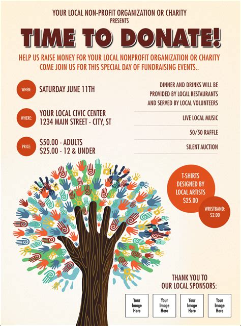 Fundraiser Tree Flyer | Fundraiser flyer, Fundraising, Flyer