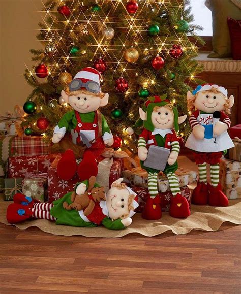 Decorative Holiday Elves | Elf christmas decorations, Christmas crafts ...