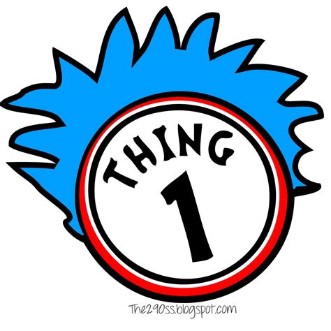 Thing one and Thing two | Clipart Panda - Free Clipart Images