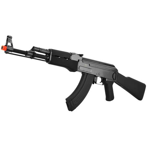 JG Full Metal Gearbox Tactical AK47 Airsoft AEG Rifle - BLACK | Airsoft Megastore