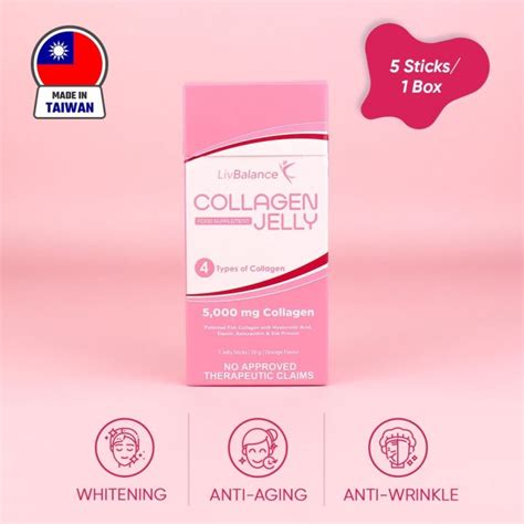 LivBalance Jelly 5x [Glowing Skin Delay Aging Eyes Hair] - 4 Types of | Lazada PH