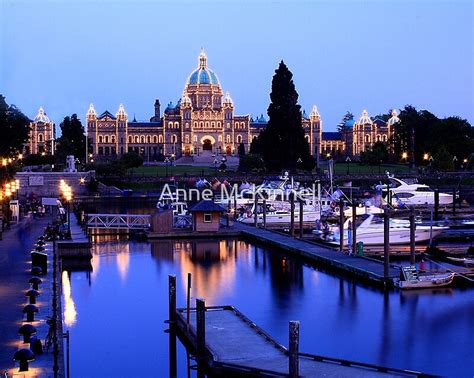 "Inner Harbour, Victoria, BC" Posters by Anne McKinnell | Redbubble