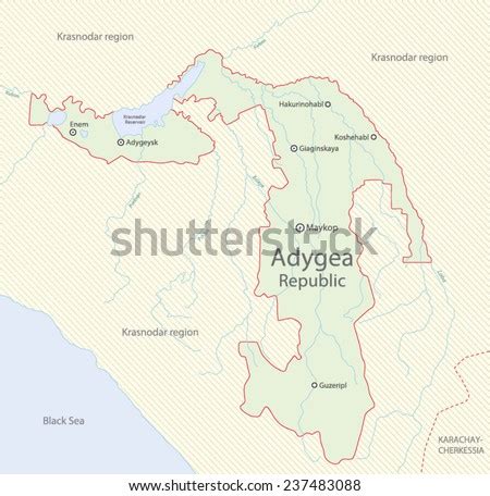 ADYGEA-MAP Stock Vector Images - Avopix.com