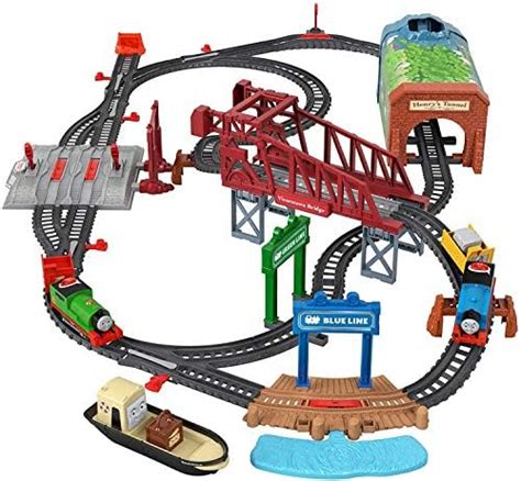 Thomas & Friends Talking Thomas & Percy Train Set, Motorized Train and Track Set for Preschool ...