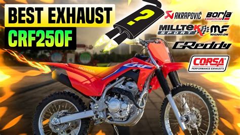 Honda CRF250F Exhaust Sound 🔥 Upgrade,Yoshimura,FMF,Pro Circuit,Review ...