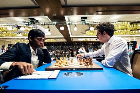 World Cup: Praggnanandhaa holds Caruana; semifinal heads to tie-break - Rediff Sports