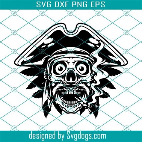 Smoking Pirate Skull Svg, Skull Smoking Weed Svg, Pirate Smoking Svg, Skull Smoking Svg, Smoking ...