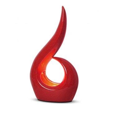 Buy a Modern Ceramic Sculpture Table Lamp, Now Only £15.00 | Red table lamp, Lamps living room ...