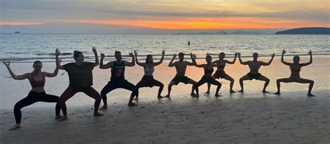 Beach Yoga at Ao Nang, Krabi - Yoga Balance Thailand