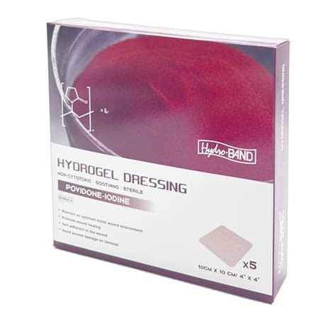 Hydrogel Dressing for Wounds/Pressure Ulcers Types