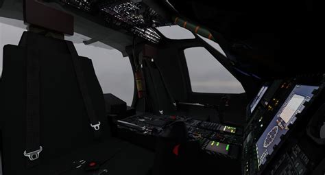 3D model Black Hawk UH-60 Cockpit VR / AR / low-poly | CGTrader