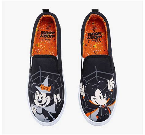 Disney Vampire Mickey and Witch Minnie Mouse Sneakers Are Perfect for ...