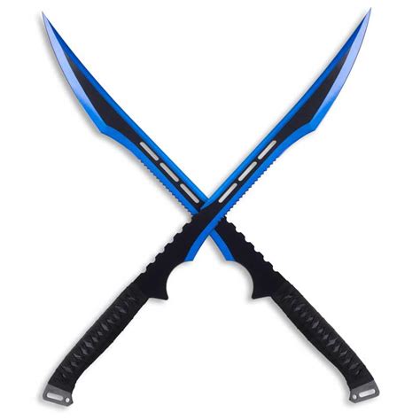 Dark Night Ninja Swords - Blue Ninjato - Ninja Katana Swords ...