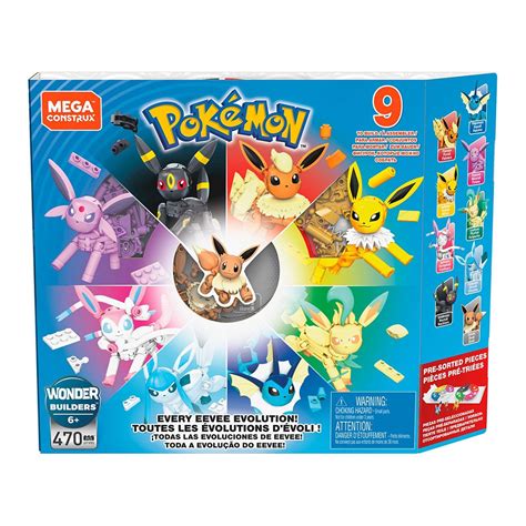 Mega Construx Pokemon Every Eevee Evolution Building Set | Radar Toys