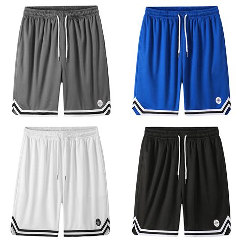 Mens Shorts Basketball Pocket Sport Shorts Gym Dry Quickly Pants ...