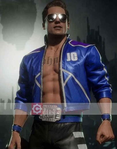 Buy Mortal Kombat 11 Johnny Cage Costume Leather Jacket