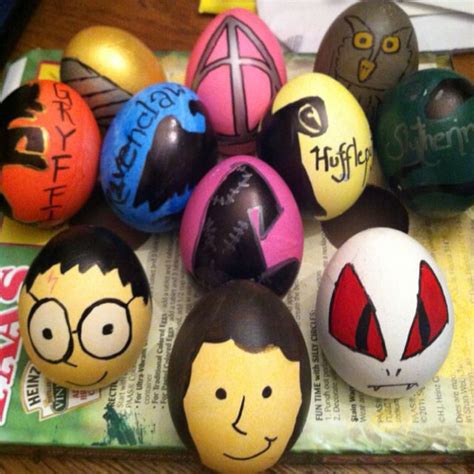 My Harry Potter themed Easter Eggs. Enjoy! | Harry potter easter eggs, Easter eggs, Easter egg ...