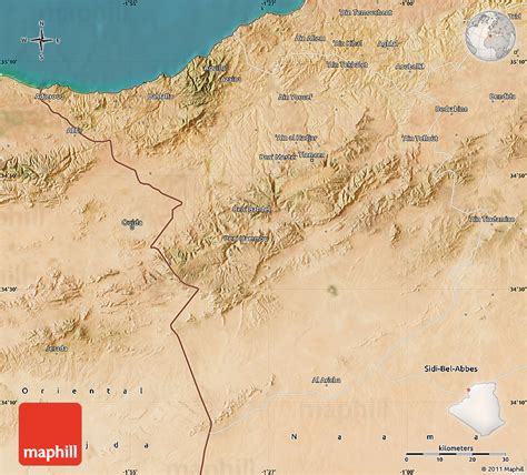 Satellite Map of Tlemcen