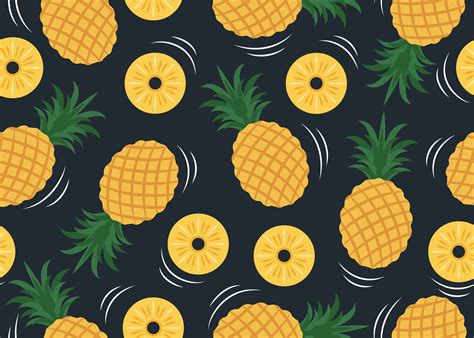 Pineapple Pattern 662055 Vector Art at Vecteezy