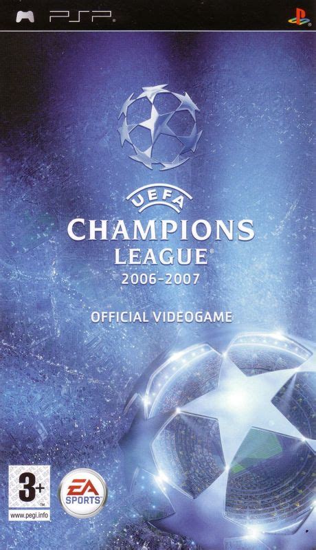 UEFA Champions League 2006-2007 (2007) PSP box cover art - MobyGames