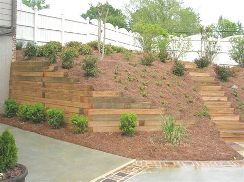 Landscape Timber Retaining Wall Ideas