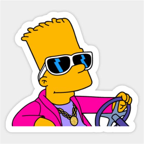 Bart Simpson - Bart Simpson - Sticker | TeePublic