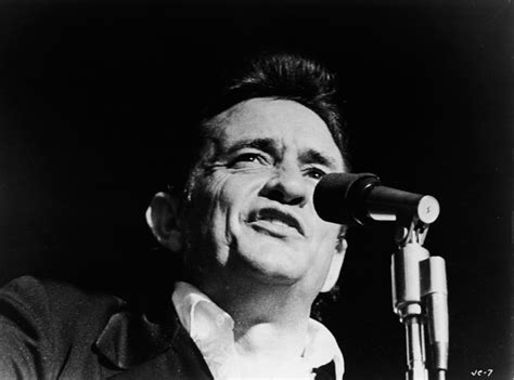 Johnny Cash Sings Man In Black For The First Time - Vintage Video