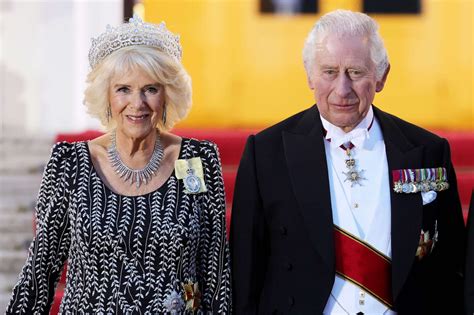 Camilla wears tiara, nod to Queen Elizabeth II, in 1st state visit as Queen Consort - ABC News