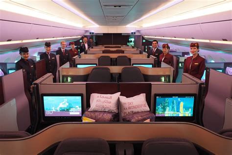 Inside the First Airbus A350-1000, With Qatar's Qsuite Biz