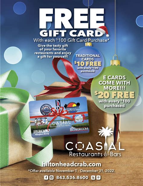 CRAB Gift Cards - Hilton Head Island, SC | HiltonHeadIsland.com