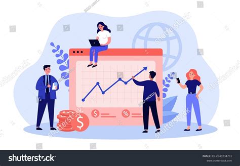 Team Business Cartoon Characters Planning Company Stock Vector (Royalty Free) 2043234731 ...