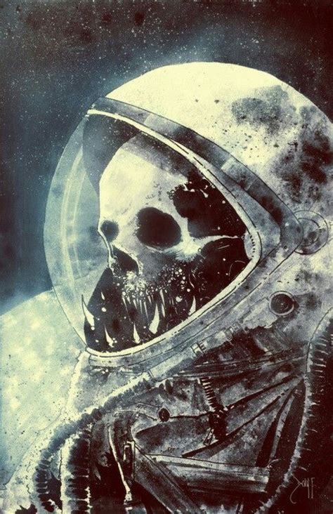 Astronaut skull | Skull art, Space art, Artwork