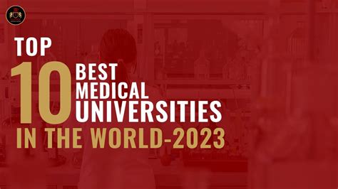 Top 10 Best Medical Universities In The World 2023 | QS Ranking 2023 ...