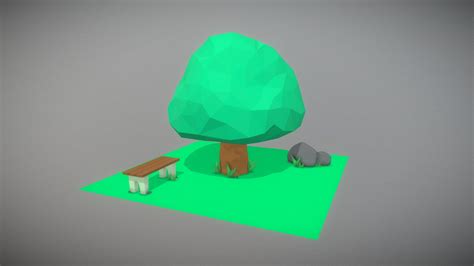 Low poly Garden - Download Free 3D model by _its_sagar_bro [2b6113d ...