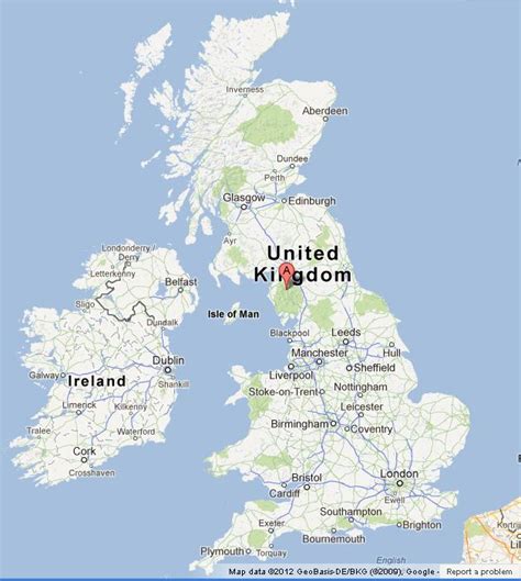 Lake District on UK Map