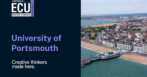 Study selected courses at both ECU and the University of Portsmouth