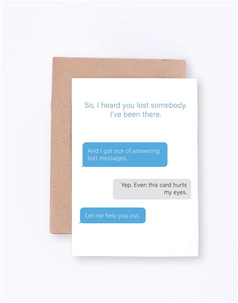 Funny Sympathy Card - Etsy