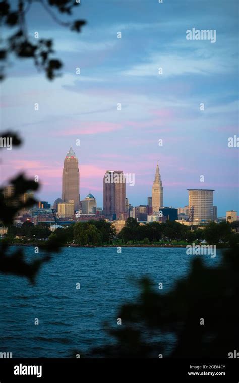 Cleveland Ohio Skyline Stock Photo - Alamy