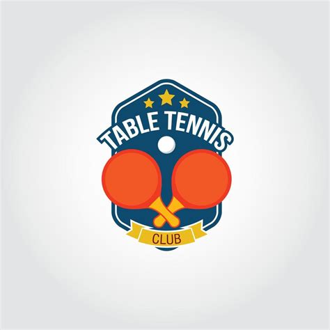 Table tennis Logo Design Vector 5107293 Vector Art at Vecteezy