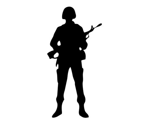 Soldier Silhouette Military Clip art - army soldier png download - 700* ...