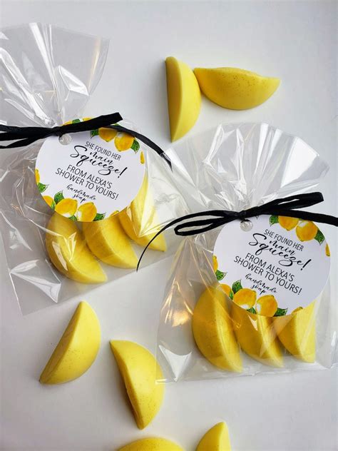 10 Main Squeeze Shower Favors Lemon Soap Bridal Favors Lemon | Etsy