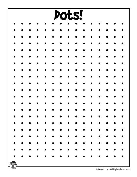 Printable Dots Game | Woo! Jr. Kids Activities : Children's Publishing | Dots game, Printable ...