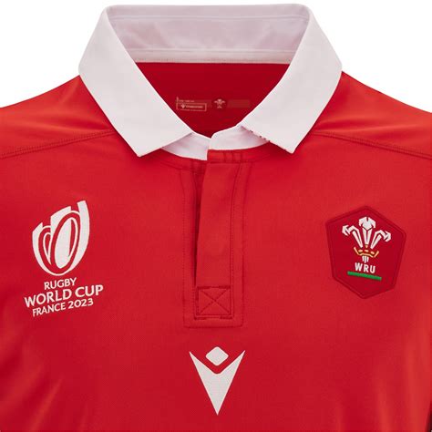 Macron | Wales RWC 2023 Rugby Home Shirt Adults | Red | SportsDirect.com