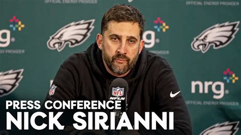 Postgame Press Conference: Nick Sirianni | Philadelphia Eagles vs New ...